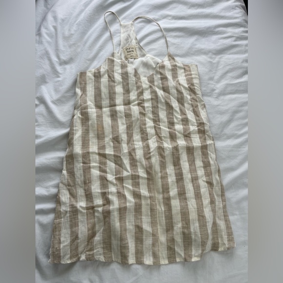 STYLE RACK Striped Linen Cotton Dress size S - Picture 5 of 7
